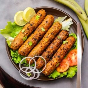 Traditional Spiced Chicken Seekh Kebab (12 Pieces)